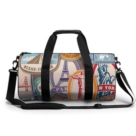 Large for Travel Heavy Duty Gym Bag | Foldable and Weatherproof Tactical Gear Bags for Tactical Equipment, or as Carry on Travel Duffel Bags (Paris, Medium)