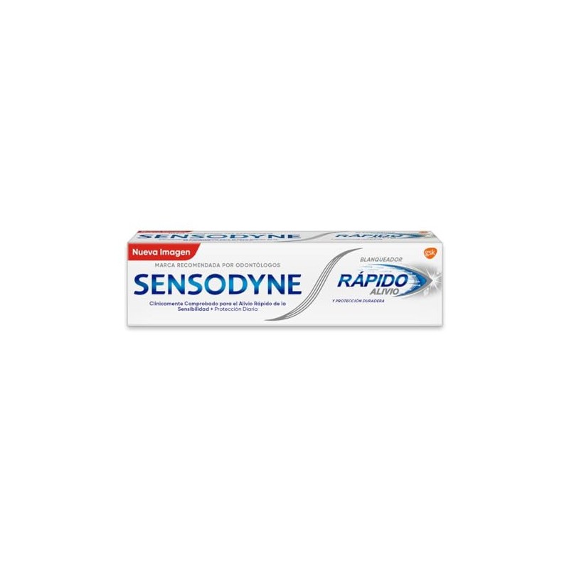 Sensodyne Rápido Alivio Blanqueador Pasta Dental para dientes sensibles, 100g