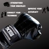 TK Boxing Gladiators - Bag Mitt Gloves (Black, L)