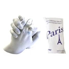 Paris Caja De Yeso Cerámico Para Moldes 10 Kgs Paris Color Blanco Bolsas