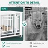 YITAHOME Dog Crate Furniture, Heavy Duty Dog Cage, Wooden Side