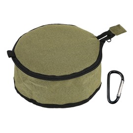 Foldable Travel Bowl for Dogs, 1 x 1.5 L Dog Drinking Bowl, Portable for Lightweight Feeding Bowl, Dogs for Travel, Water Bowl with Zip for Pets Outdoors, Running, Mountaineering, Camping