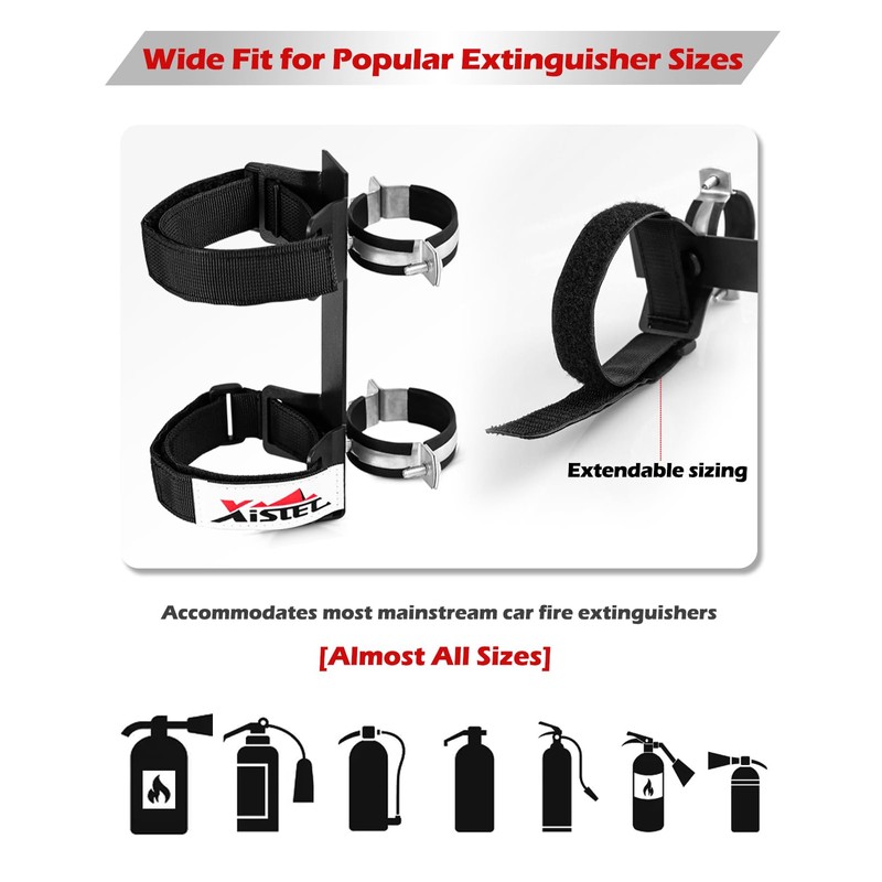 Quick Release UTV Fire Extinguisher Mount Kit Fire Extinguisher Holder