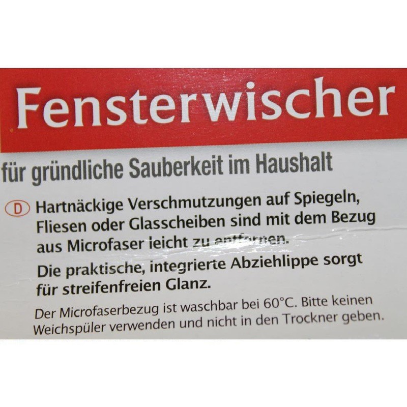 Coronet Window Squeegee, 30 cm, Black/Red/White