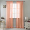 RT Designers Collection PNC04324 Celine Sheer 55x90 Rod Pocket Curtain