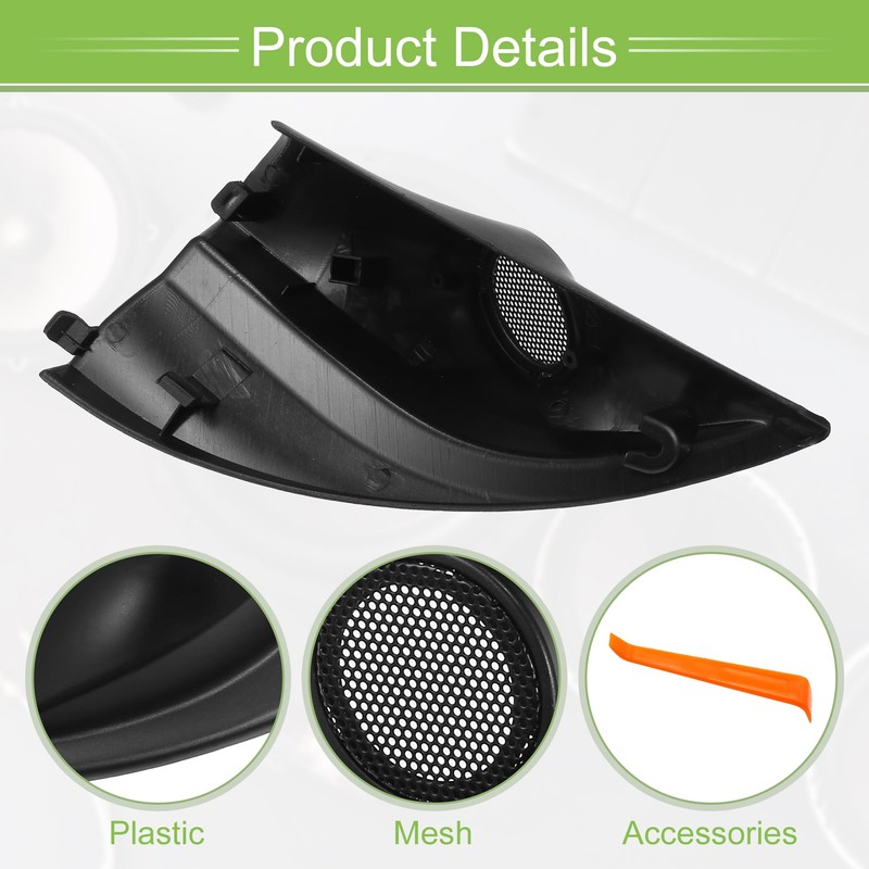 X AUTOHAUX Interior Front Car Door Speaker Window a Pillar