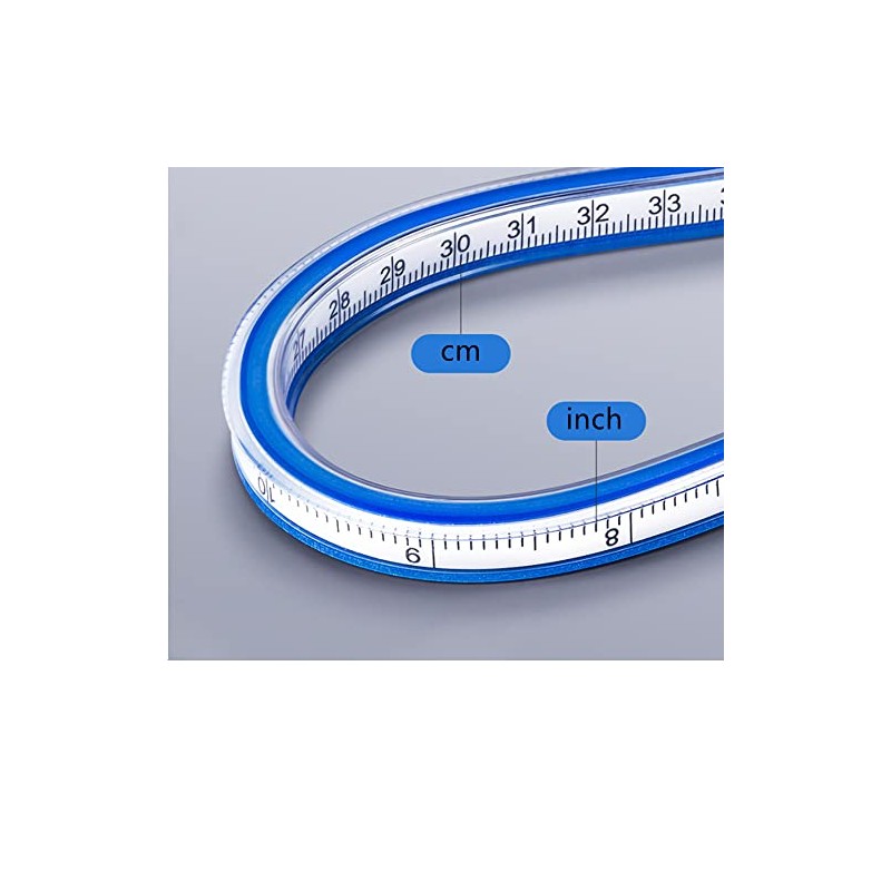 60 cm Flexible Curve Ruler, Round Ruler Sewing, Flexible Curves