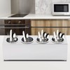 SNKOURIN Stainless Steel Utensil Holder,Cylinder Flatware Silverware Utensil Holder Organizer