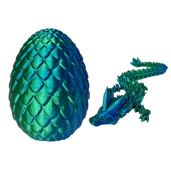 YumSur 3D Printed Dragon Egg Mysterious Dragon Eggs with Dragon