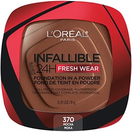 Oreal Paris Infallible Viral Tiktok Favorite 24h Fresh Wear Foundation Powder Covers Like Liquid And Mattifies Waterproof Heatproof Sweatproof