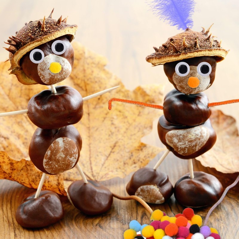 Chestnut Drill Set, Chestnut Drill for Children, Chestnut Craft with