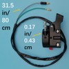Tuzliufi Start Light Right Handle Bar Stop Kill Switch Compatible