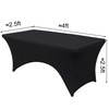 Time to Sparkle 4ft Stretch Spandex Table Cover for Rectangle