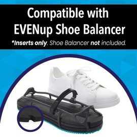 IMPRESA 3 Pack Shoe Inserts for EVENup Balancer/Leveler - 1/4" Thick Foot Shoe Lift for Walking Boot - Equal Limb Length, Fits Left or Right Foot