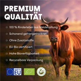 Nutriest Desiccated Beef Liver Extract - BIO Certified Grass Fed - 270 Capsules
