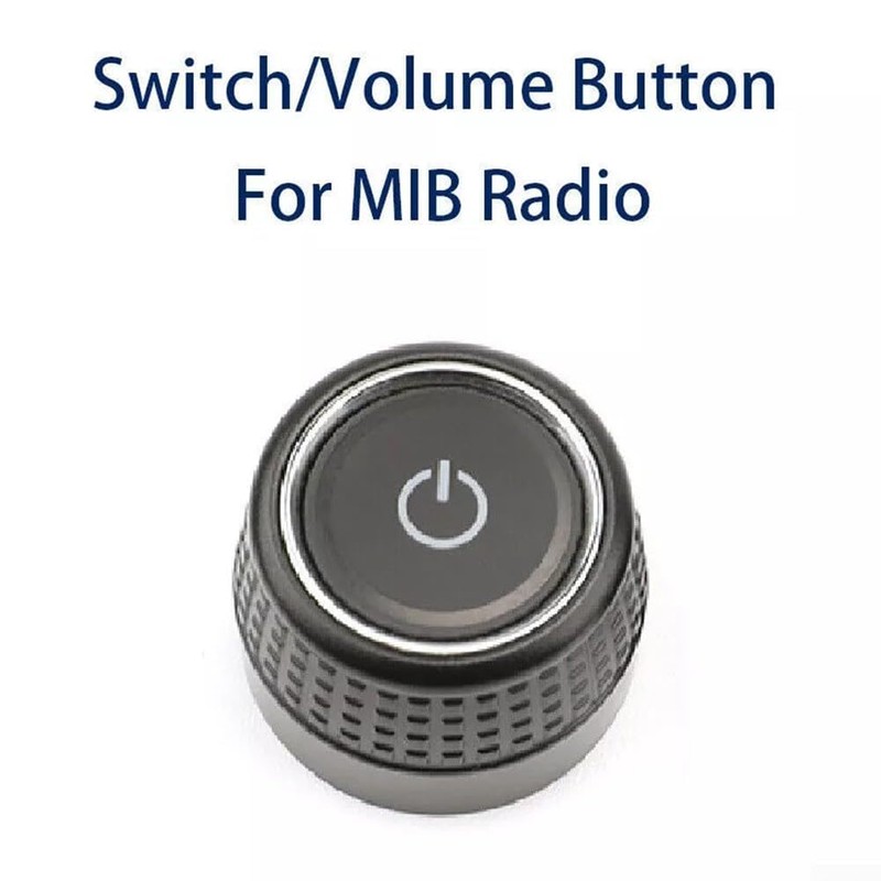 SPORTARC Car Radio Control Knob Replacement for Golf 6 for