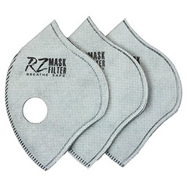 RZMask F3 Replacement Filters for M2 and M2.5 Extra Large Dust Face Mask Pack of 3