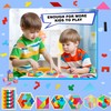 7 Pack Wooden Tangrams Puzzle Set Wooden Hexagon Puzzles Wood
