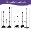 Broom with Dustpan Combo Set and Silicone Air Broom Kit,
