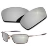 Polarized Replacement Lenses for Oakley Square Whisker - Silver Mirrored