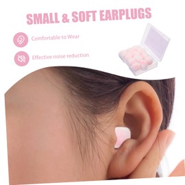 KICHOUSE 12pcs Noise Reduction Earplugs for Sleep Earplugs Invisible Wax Ear Plugs for Boys and Girls Adults Hearing Protection for Travel Concerts