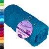 Lashuma 100% Cotton Bath Towel Blue - Petrol, Linz Premium