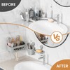 LEVERLOC Shower Caddy Suction Cup Set Shower Organizer & Soap