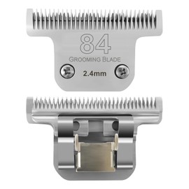 HONGNAL 84# Pet Dog Grooming Stainless Steel Blade,Compatible with Ainds,Oster A5,Wahl KM-10 and Other Series Detachable Clippers, Cut Length 3/32-Inch