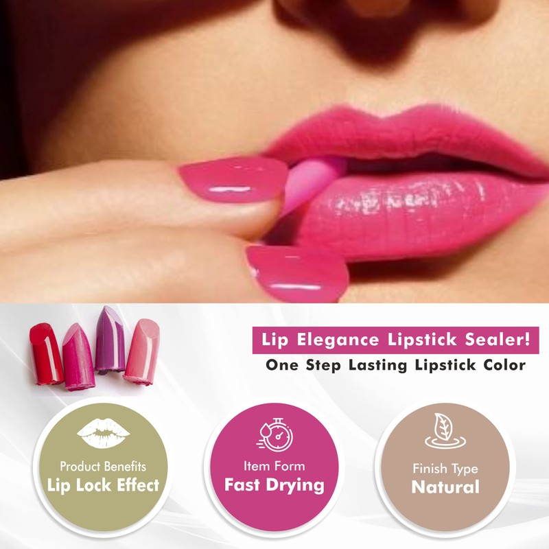 Lip Elegance Lipstick Sealer - Long Lasting Lipstick Sealer with