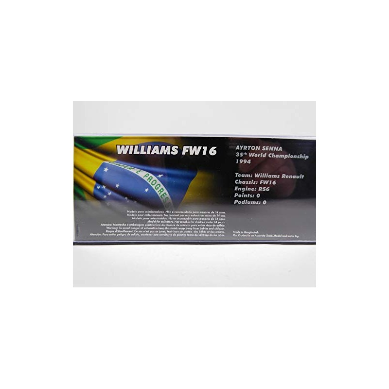 OPO 10 - Ayrton Senna Williams Renault FW16# 2 -