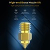 Creality Brass Nozzle Kit High Hardness 300℃ Temperature Resistance Smooth