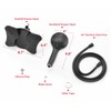 GRICH 2.5GPM Shower Heads with Handheld Spray Combo: High Pressure