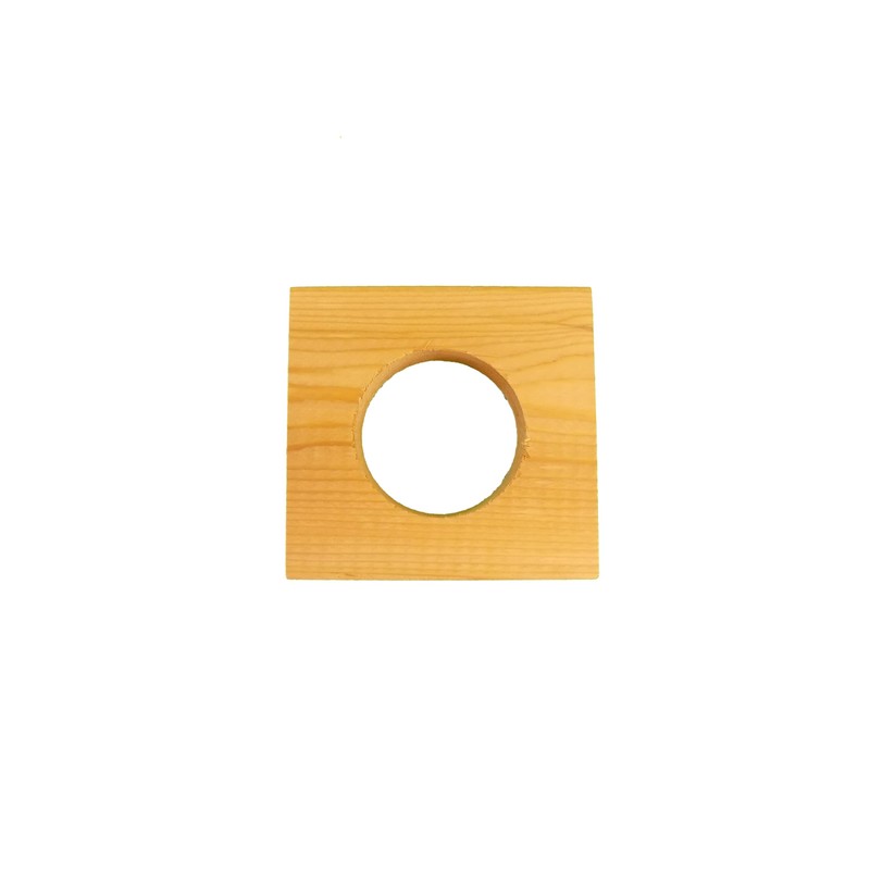 Miller Shingle Clear Cedar Light Block - 7.5 inch x