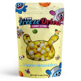 The Freeze Dried Candy Store Lemon Crunchies 4 OZ.