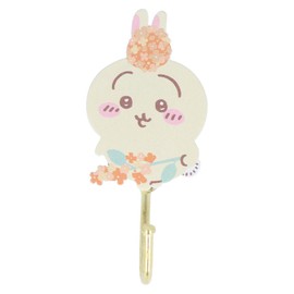 Sunstar Stationery S3623602 Chiikawa Hook, Wooden Magnetic Hook, Rabbit