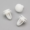 VVO Fasteners Plastic Interior Pillar Trim Clip, White (Pack of