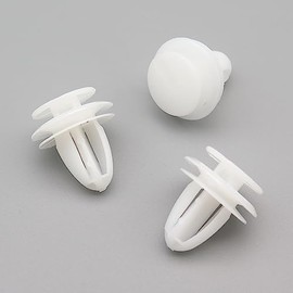 VVO Fasteners Plastic Interior Pillar Trim Clip, White (Pack of 10)