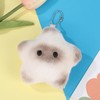 Rohyu 1Pack Cute Plush Keychain, Kawaii Capybara Star Siamese Cat