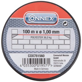 Connex Polypropylene Braided Mason's Twine, Knot Resistant, Tear Resistant & Durable Guide Line / Builders' Line / Plumb Line on a Spool, green, COX781560