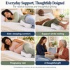 Memory Foam Leg Knee Pillow For Side Sleeping Support Pillow