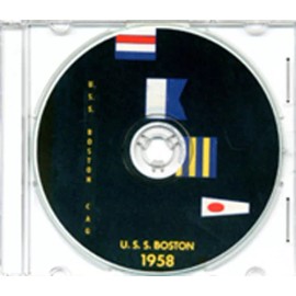 USS Boston CAG 1 1958 CRUISE BOOK  CD RARE Navy