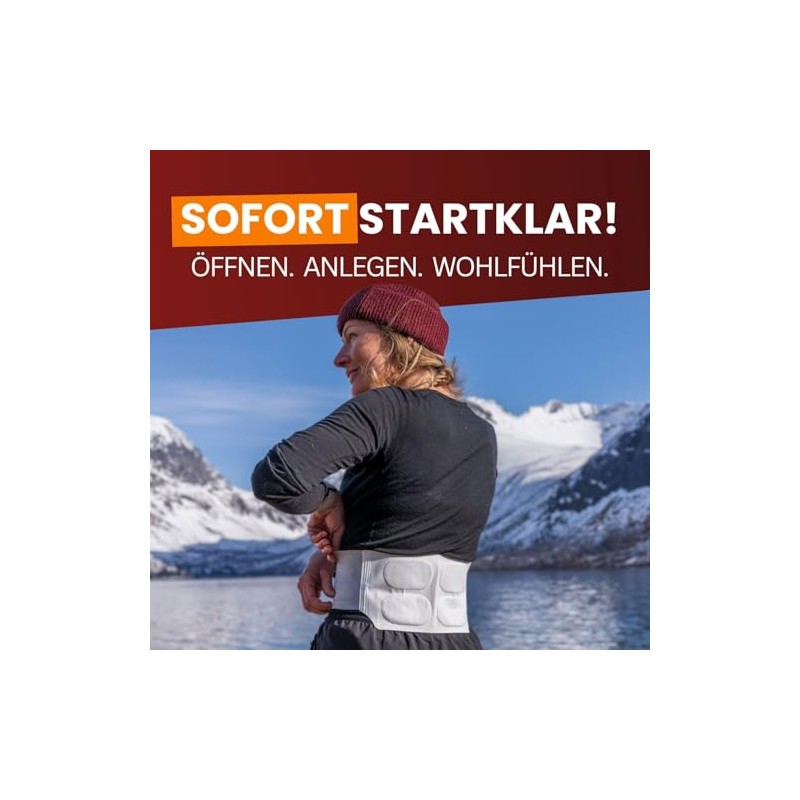 Thermopad Wärmegürtel GR. S-XL (Stretch/Klett) – Das Original: 3 oder