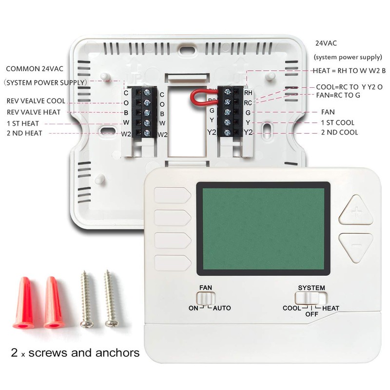Thermostats, Suuwer 5-1-1 Day Programmable Thermostat for Home, up to