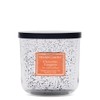 Village Candle Clementine Evergreen, Mercury Glass Black Lid, Scented Candle,