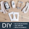 Legrand Wiremold In-Wall Power Outlet Extender Kit, White, 6 Foot