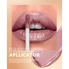 MAKI YIKA- Lápiz labial rosa metálico para mujer, lápiz labial