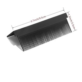 Flat Iron Comb Attachment 2 Sets, Removable Hair Straightener Comb, The Comb for Flat Iron for Black Hair, Professional or Home Use Compact Straightening Comb Styling Tool Black