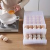 Hershuing 60 Grid Large Capacity Egg Holder for Refrigerator, Household