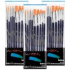 GOTIDEAL Paint Brush Set, 30 Pcs Round Pointed Tip, Small
