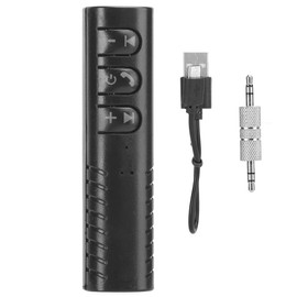 3.5mm AUX Adapter Bluetooth V5.0 Receiver Stereo Adapter Audio Music for Speaker Plug and Play Bluetooth Hands- Radio Adapter MP3 Player 25g/0.9oz